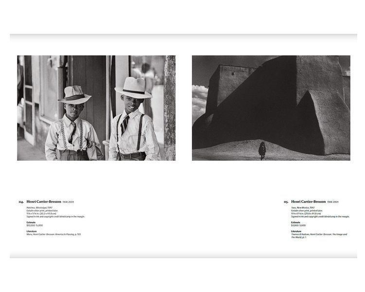 Каталог фотографії аукціону Phillips грудень 2017 р. Henri Cartier-Bresson: The Eye of the Century KPh-06 фото
