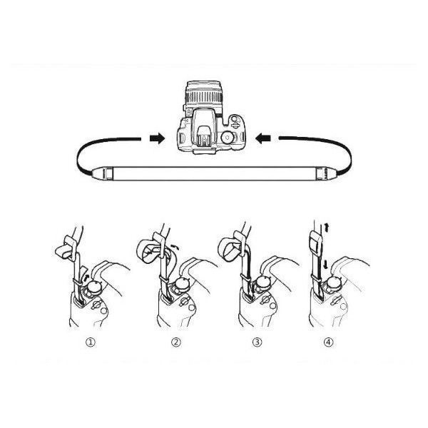 Текстильний ремінь для фотоапарата універсальний CAMERA STRAP вінтажний з вишивкою для фотокамери CS-1328 фото