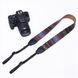 Текстильний ремінь для фотоапарата універсальний CAMERA STRAP вінтажний з вишивкою для фотокамери CS-1328 фото 2