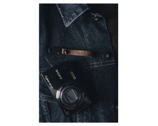 Маленький ремешок FLUXO для камеры Fuji, Nikon, Pentax с пряжкой в стиле ретро, из натуральной кожи RP-07 фото