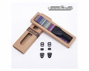 Ремень универсальный для фотоаппарата винтажный CAMERA STRAP плечевой нашейный из ткани для фотокамеры CS-1321 фото
