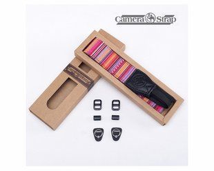 Ремень универсальный для фотоаппарата CAMERA STRAP тканевой винтажный с вышивкой для фотокамеры CS-1323 фото