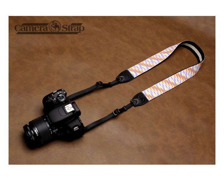 Текстильный ремень для фотоаппарата универсальный CAMERA STRAP винтажный для фотокамеры CS-1249 фото