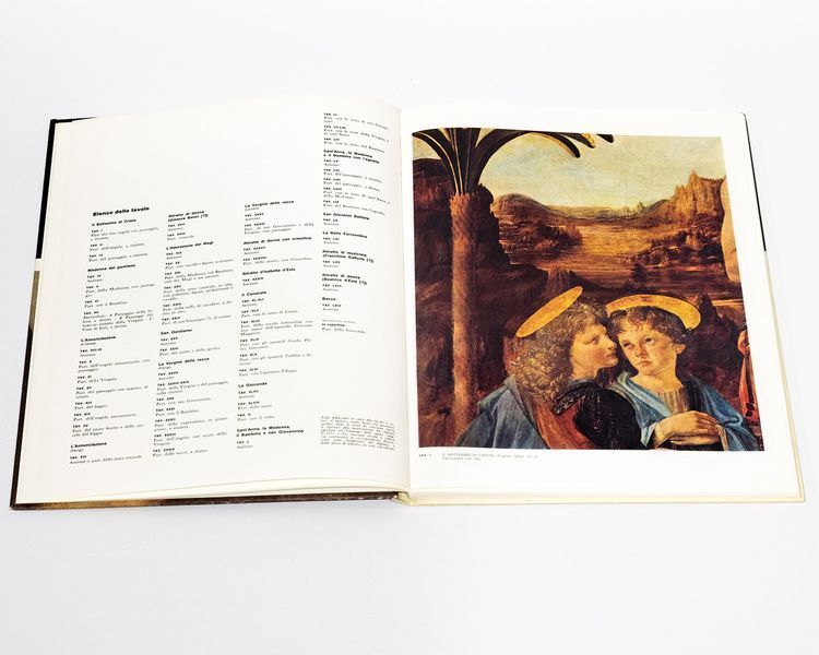Книга L'opera completa di Leonardo pittore - зібрання живописних шедеврів Леонардо да Вінчі | Книга Rizzoli RB-12 фото