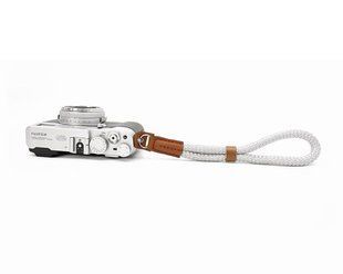 Тканевый ремешок шнурок для фотоаппарата на руку CAMERA STRAP текстильный белый для фотокамеры CS-1362 фото