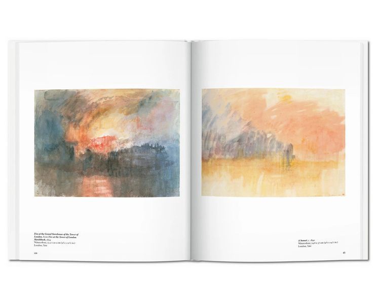 История искусств книги о живописи Уильяма Тернера Turner. Michael Bockemuhl, Taschen книга для художника PT-01 фото