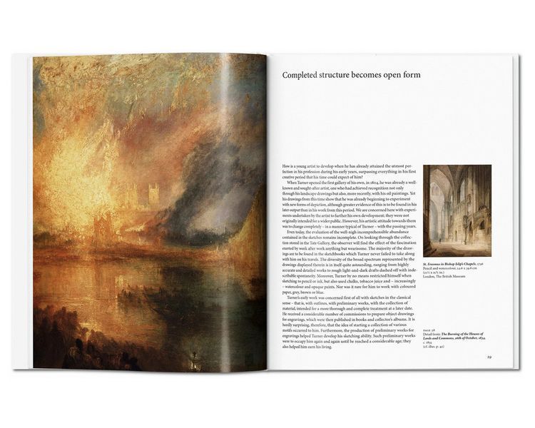История искусств книги о живописи Уильяма Тернера Turner. Michael Bockemuhl, Taschen книга для художника PT-01 фото