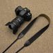 Ремінь для фотоапарата універсальний нашийний тканинний CAMERA STRAP на шию для фотокамери чорний CS-100 фото 4