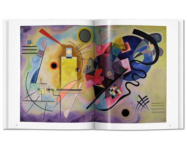 Литература для художников Василий Кандинский Kandinsky. Hajo D&uuml;chting, Taschen книги о живописи и художниках PT-26 фото