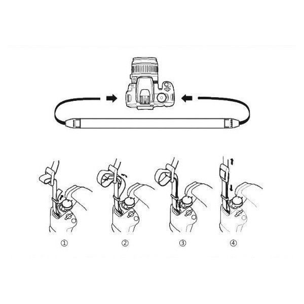 Ремінь універсальний для фотоапарата текстильний CAMERA STRAP для фотокамери на шию, через плече CS-05 фото